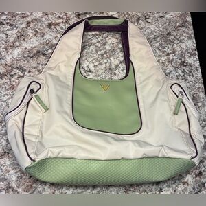 Callaway Golf Fairway Shoulder Bag Tote Beige Green Purple Women’s